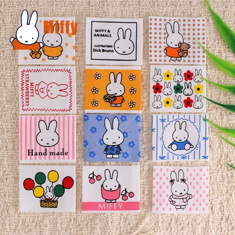 Embroidery Rabbit - Kawaii Miffy Stoffaufnäher Niedlicher Hase Gewebter