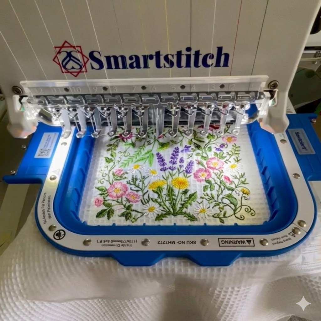 Embroidery Software - Smartstitch S1001 S1201 Industrielle Stickmaschine mit