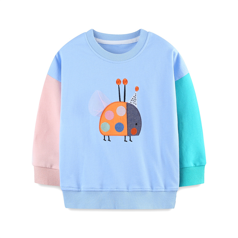 Embroidery Lady Bug - Spring meter 2-7t Neuankömmling Marienkäfer Stickerei