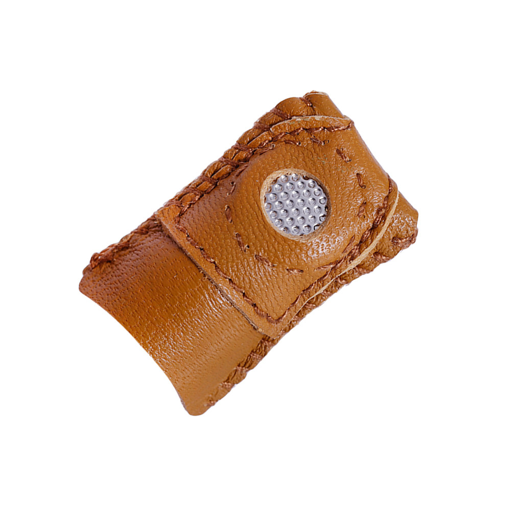 Embroidery Premium - 1 Stück Premium-Schaffell-Fingerschutz für Nähen, Quilten,