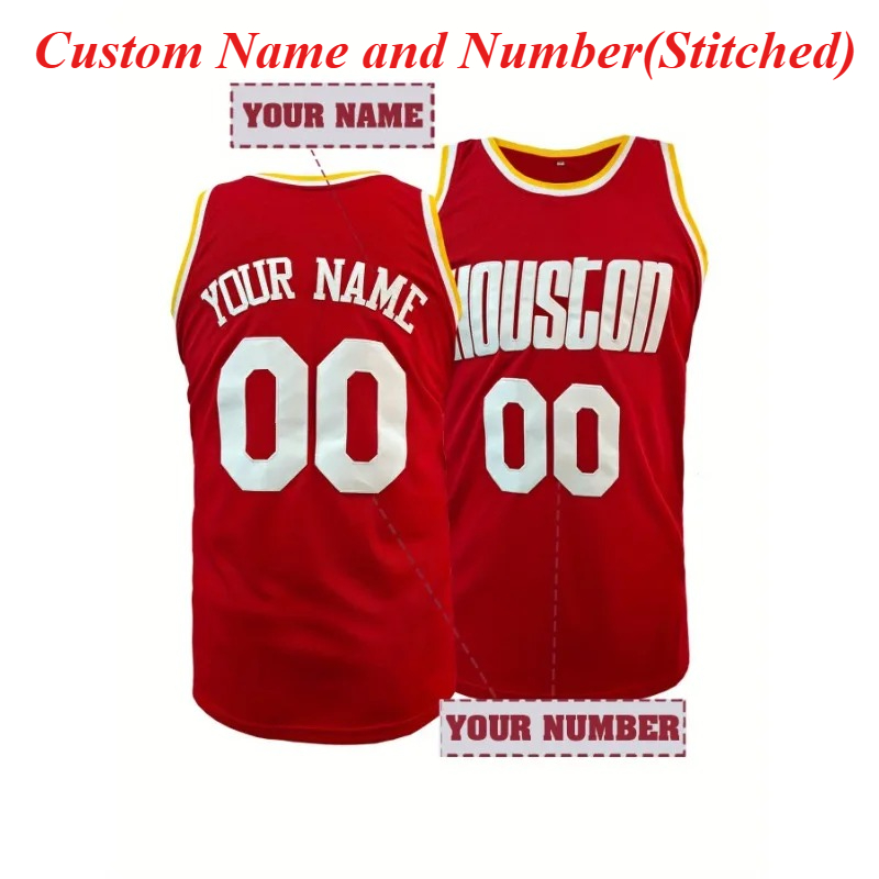 Embroidery Name - Basketball-Trikot mit individuellem Namen und Nummer,