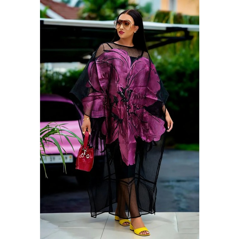 Embroidery Premium - Luxuriöse zweiteilige afrikanische Kleider im neuen