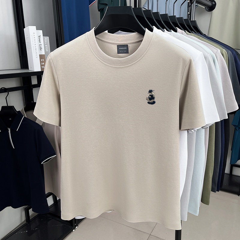Embroidery Premium - Premium Herren-T-Shirt mit kurzen Ärmeln Sommer