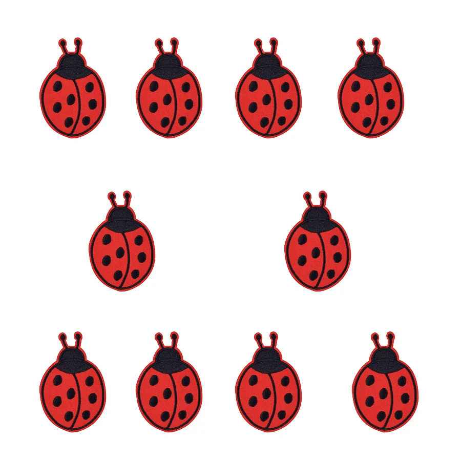 Embroidery Lady Bug - Patches für Kleidung Eisen auf Applique