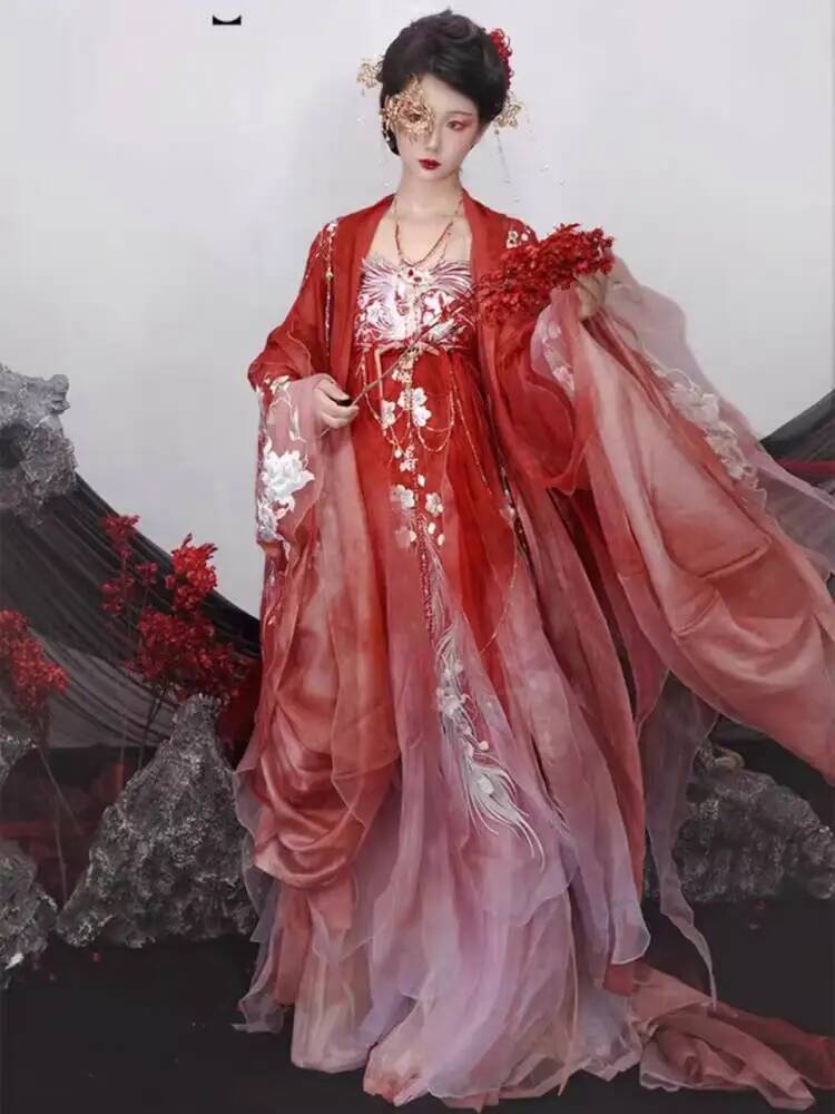 Embroidery Set - Frauen in Hanfu schwere Stickerei luxuriöses