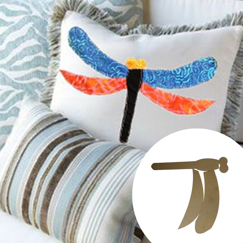 Embroidery Free Pattern - Libellen-Quilt-Vorlage, transparentes Nähmuster, geeignet für Heimwerkerarbeiten,