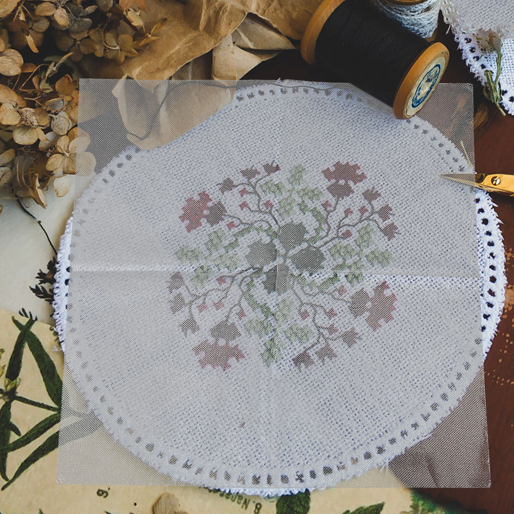 Embroidery Free Pattern - 8-teiliges Wasserlösliches Stickerei-Transferpapier-Set für T-Shirts, Schuhe,