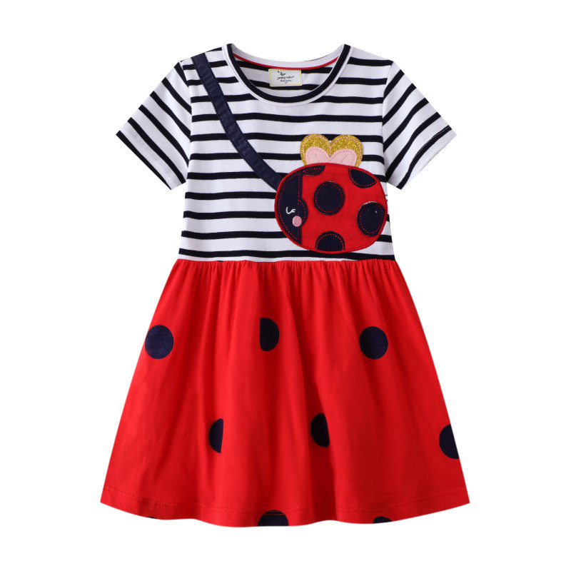 Embroidery Lady Bug - Spring meter Neuankömmling Marienkäfer Stickerei Kinder