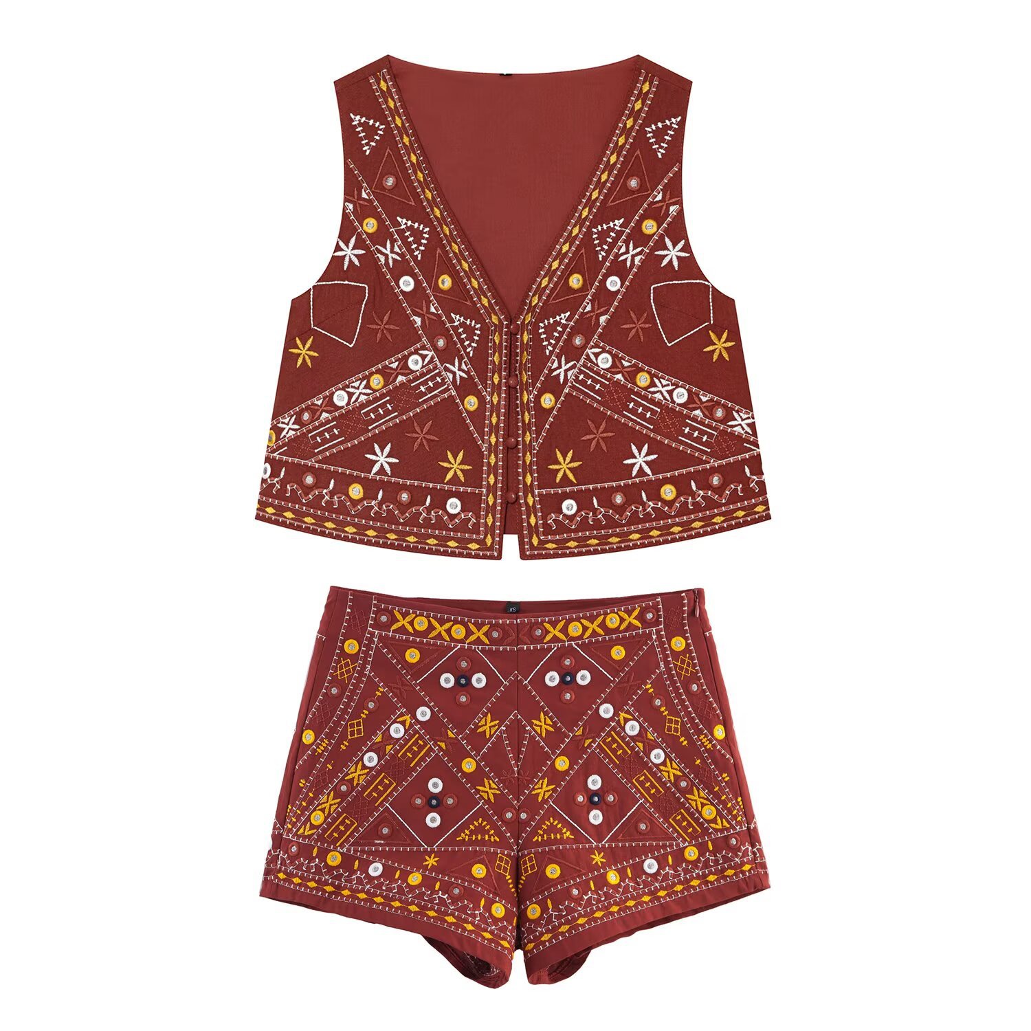 Embroidery Effect - Europäischer und amerikanischer Stil 2026 Sommer