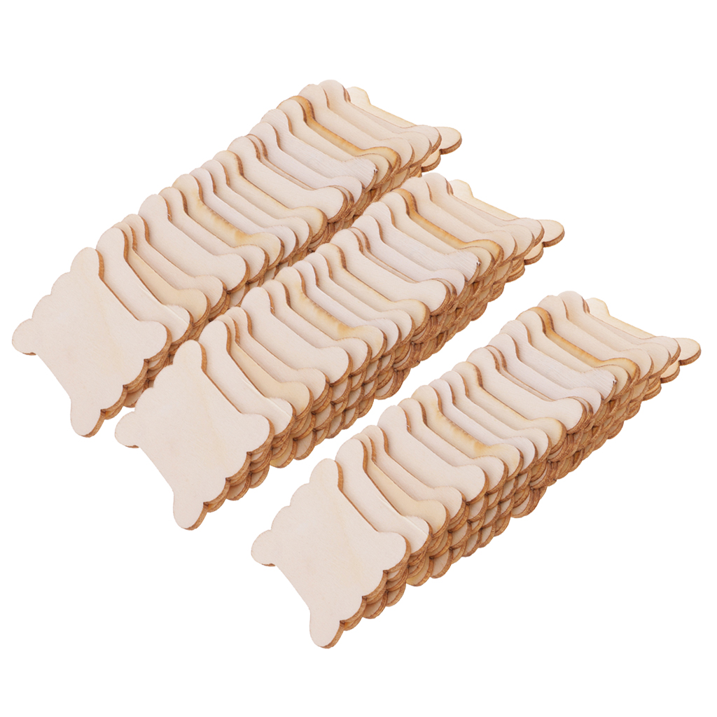 Embroidery Software - 20PCS/40PCS/60PCS Knochen Geformt Holz Zahnseide Gewinde