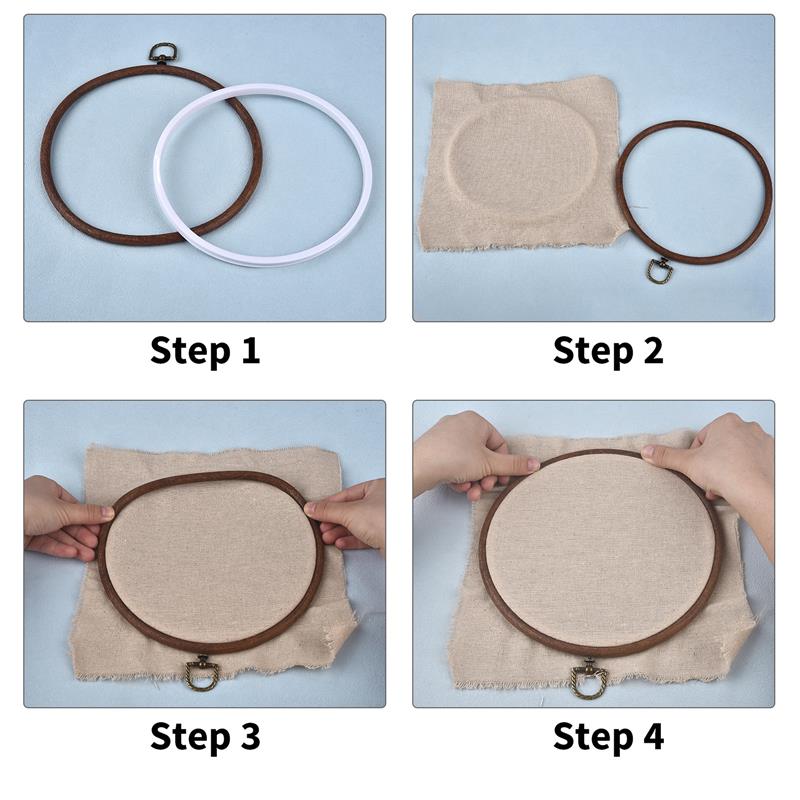 Runde Oval Holz Farbe Stickere – Embroidery Hoop Square Bewertung und Preis