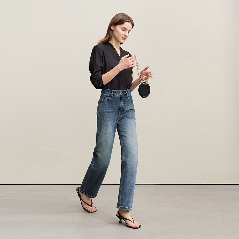 Amii Damenjeans 2026 Sommer Ne – Embroidery Effect Bewertung und Preis