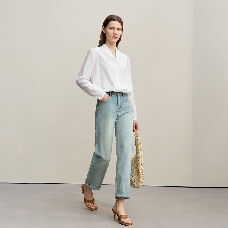 Amii Damenjeans 2026 Sommer Ne – Embroidery Effect Bewertung und Preis