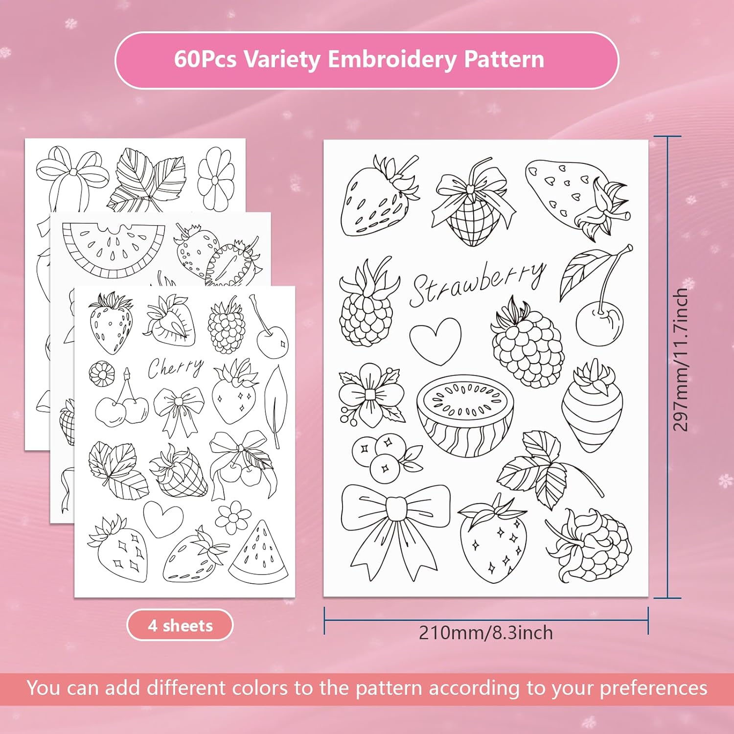 Vorgedrucktes Erdbeer-Stick-an – Embroidery Software Bewertung und Preis