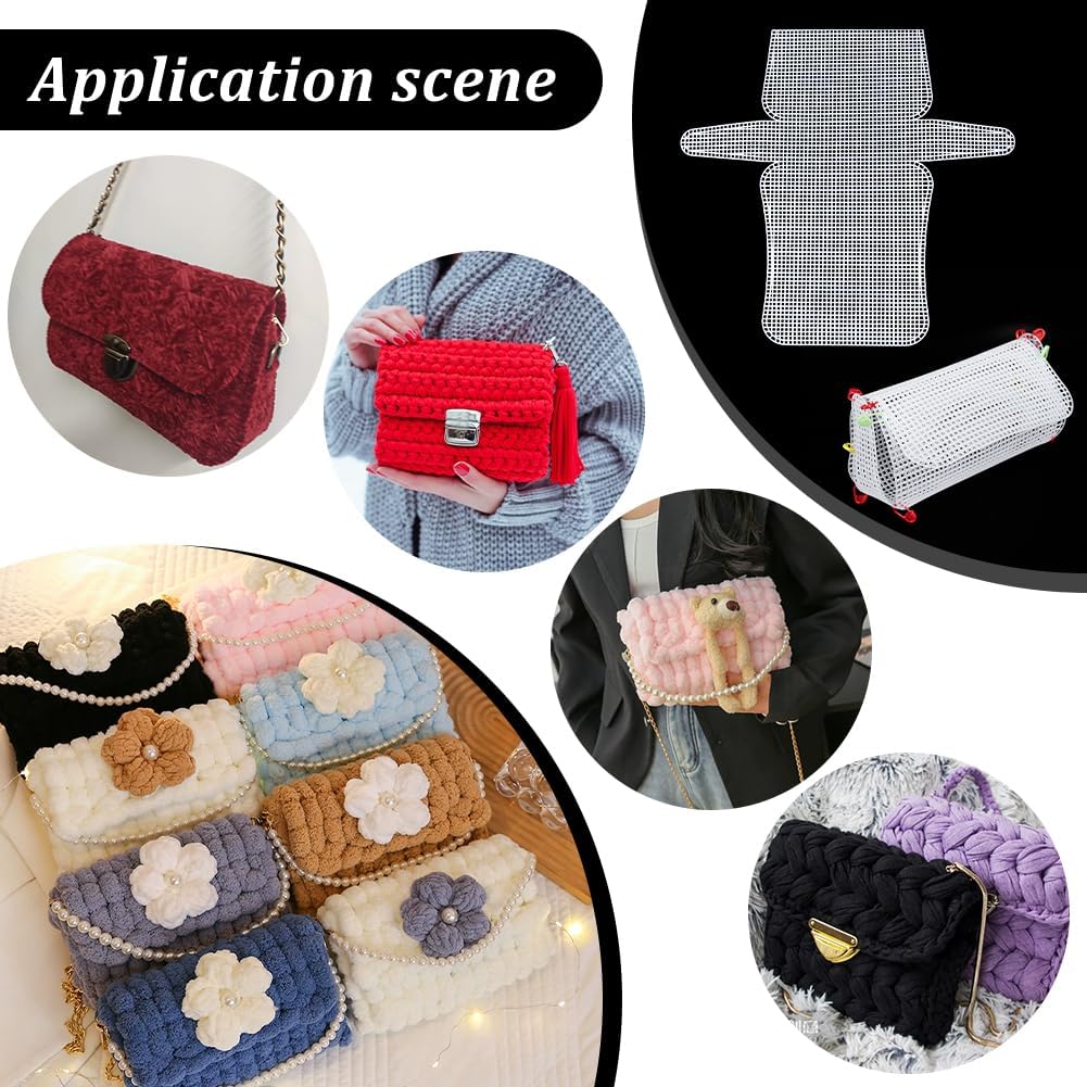 1–4 Stück Kunststoff-Netz-Canv – Embroidery Paper Bewertung und Preis