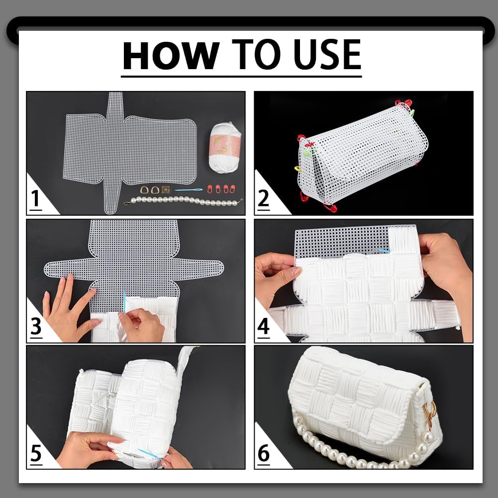 1–4 Stück Kunststoff-Netz-Canv – Embroidery Paper Bewertung und Preis