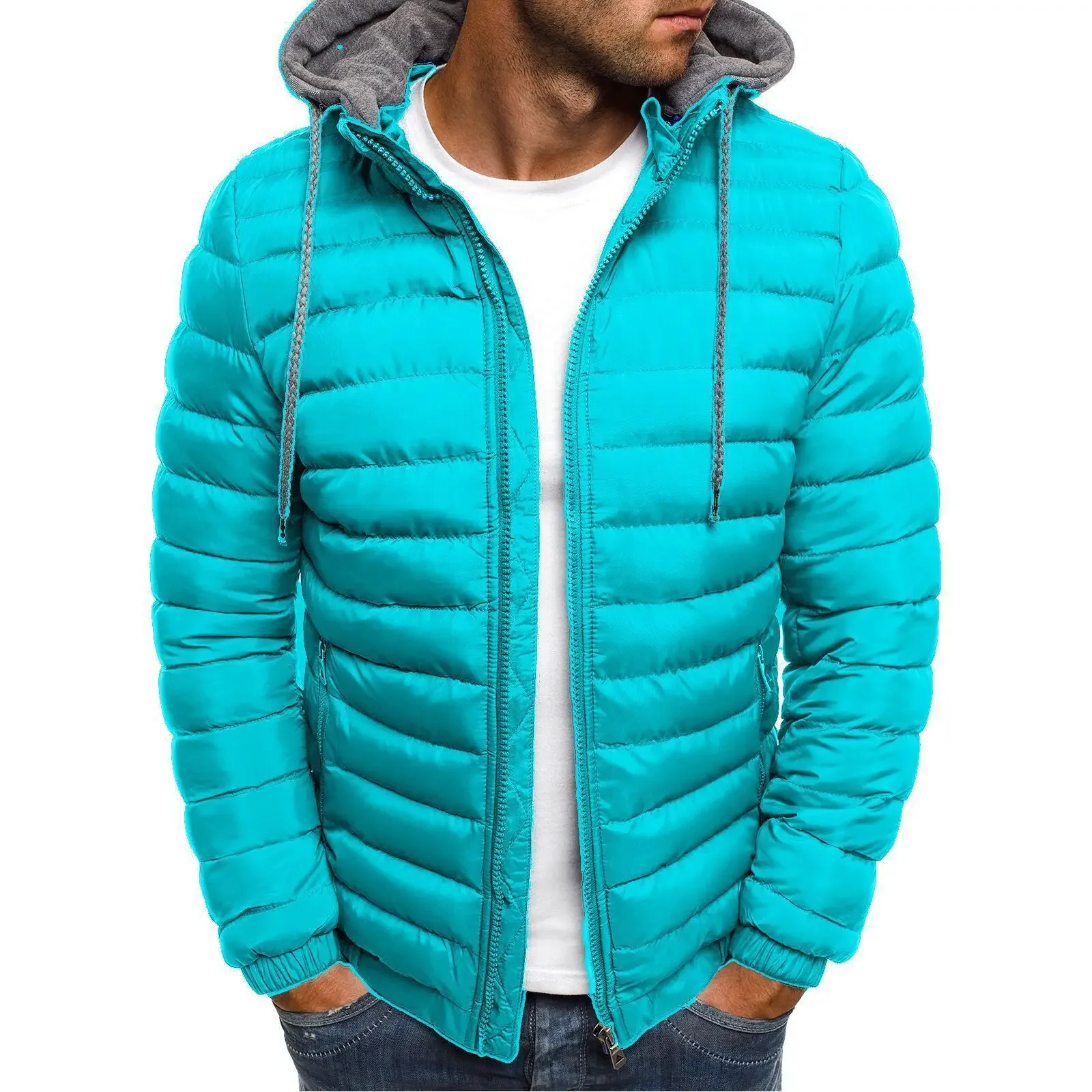 2026 Herren Baumwoll-Padded Pa – Embroidery Zip Up Hoodie Bewertung und Preis