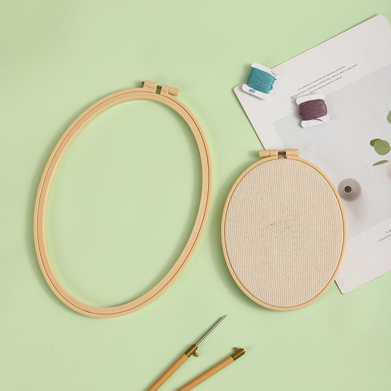 Nachahmung Bambus Kunststoff o – Embroidery Hoop Square Bewertung und Preis