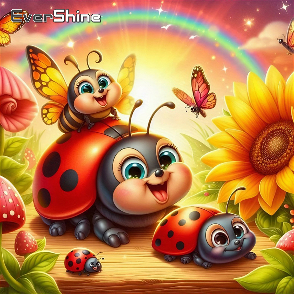Evershine Diamant-Mosaik Marie – Embroidery Lady Bug Bewertung und Preis