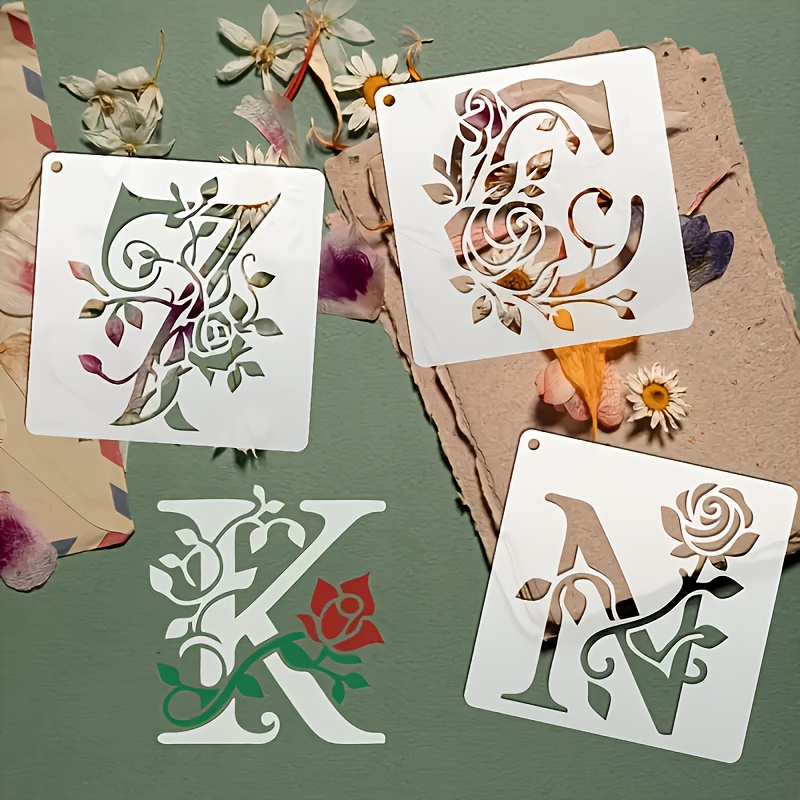 36-teiliges Set PET-Kunststoff – Embroidery Alphabet Designs Bewertung und Preis