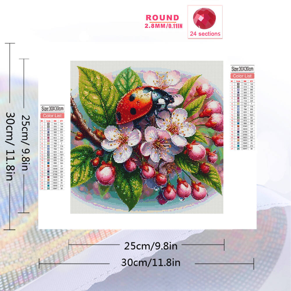 Momoart Bär Diamant Mosaik Tie – Embroidery Lady Bug Bewertung und Preis