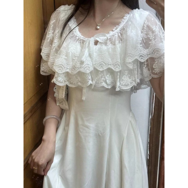 Bluse Cape Schal Damen Spitze  – Embroidery Premium Bewertung und Preis