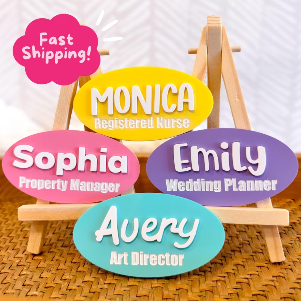 Personalisierte Namensbrosche  – Embroidery Name Bewertung und Preis