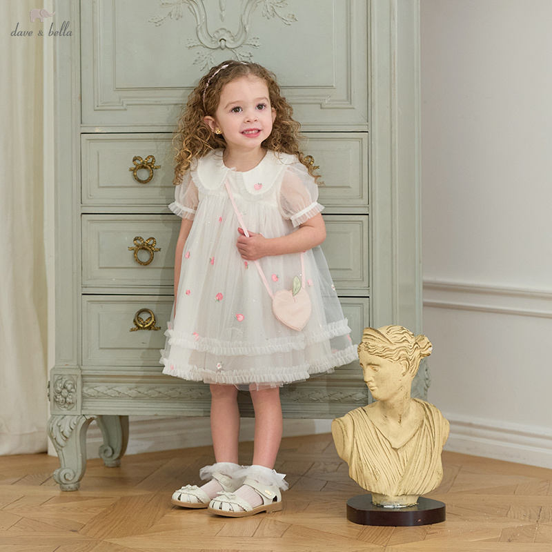 Dave Bella Mädchen Baby Mesh P – Embroidery Charm Bewertung und Preis