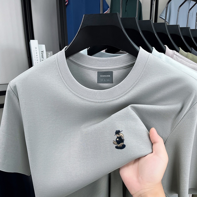 Premium Herren-T-Shirt mit kur – Embroidery Premium Bewertung und Preis