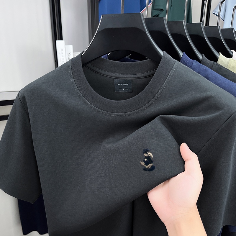 Premium Herren-T-Shirt mit kur – Embroidery Premium Bewertung und Preis