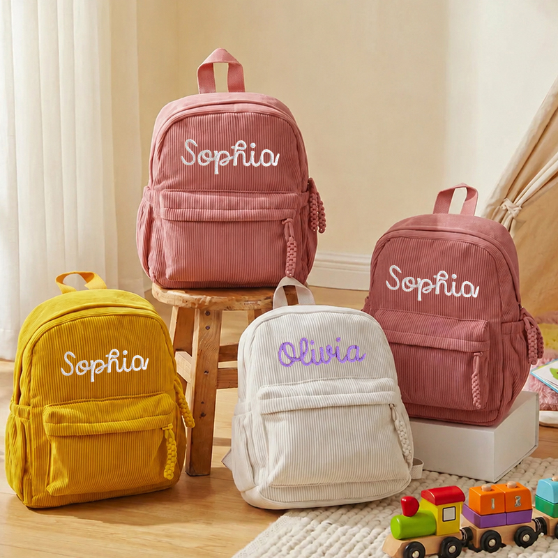 Personalisierter Cord-Rucksack – Embroidery Name Bewertung und Preis