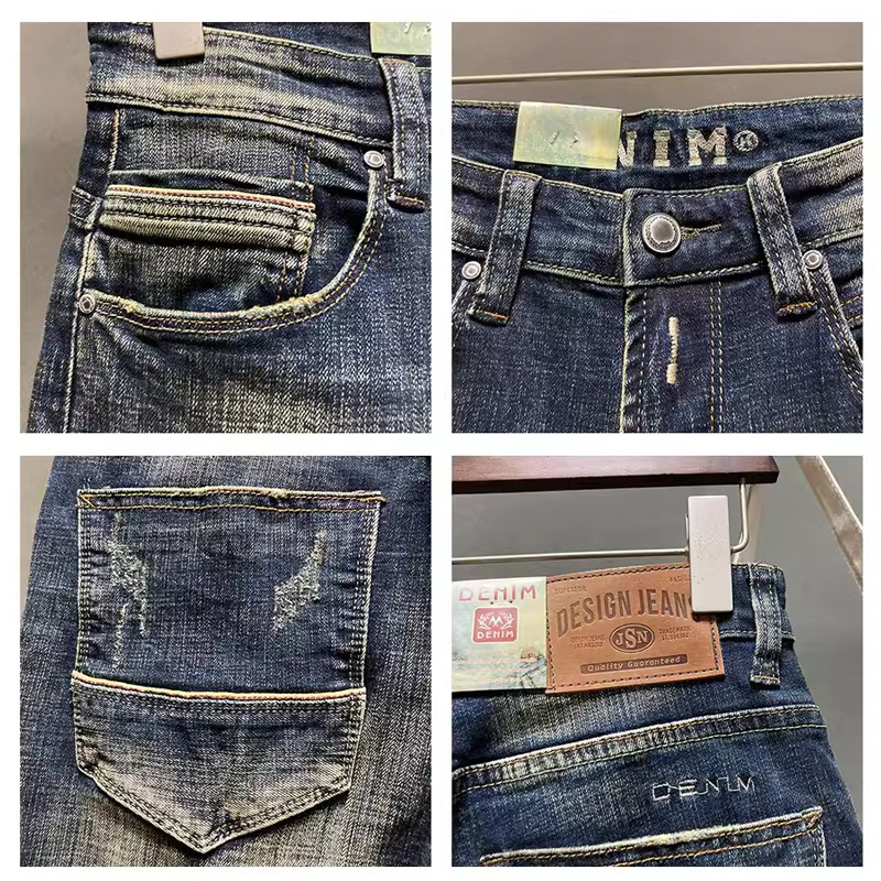 Designer Mode Männer Jeans Hoh – Embroidery Effect Bewertung und Preis