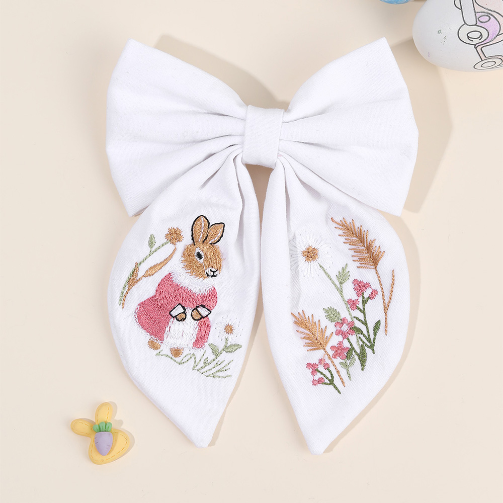 Kaninchen Stickerei Schleife H – Embroidery Rabbit Bewertung und Preis