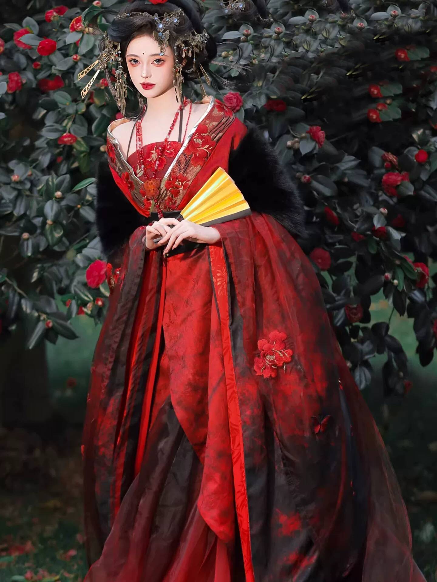 Neues Datura Red Hanfu Damen-K – Embroidery Set Bewertung und Preis