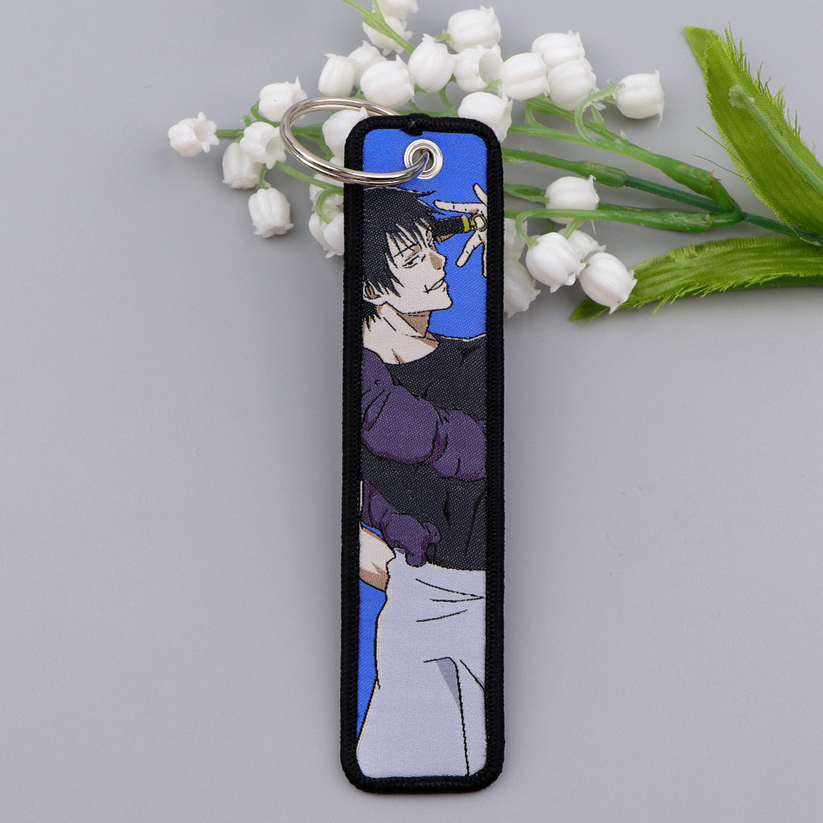 1 Stück Japanischer Anime Schl – Embroidery Keychain Bewertung und Preis