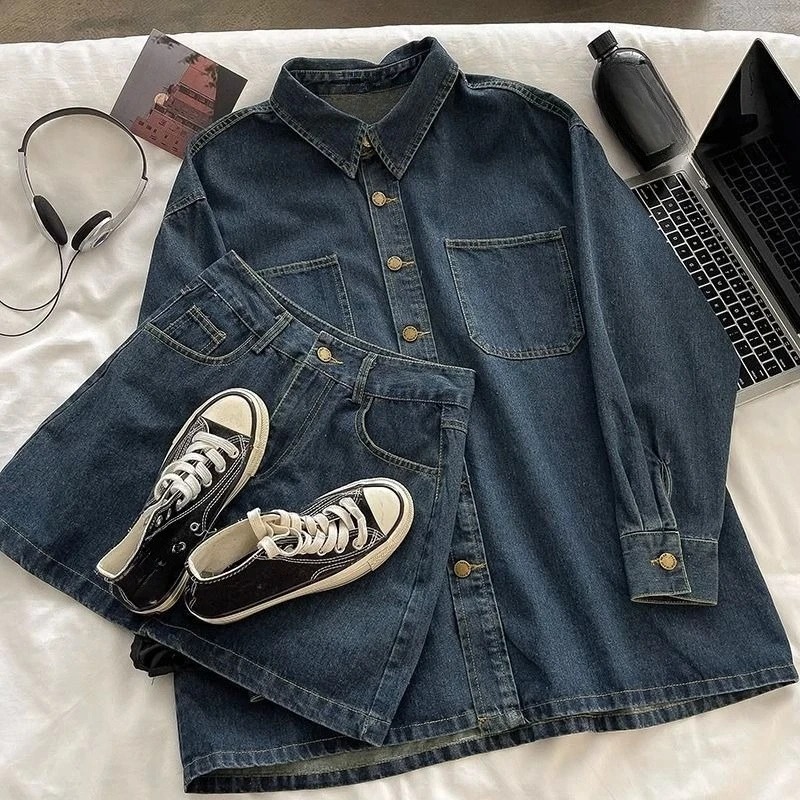 Y2K Denim-Rock-Set: Vintage Ja – Embroidery Set Bewertung und Preis