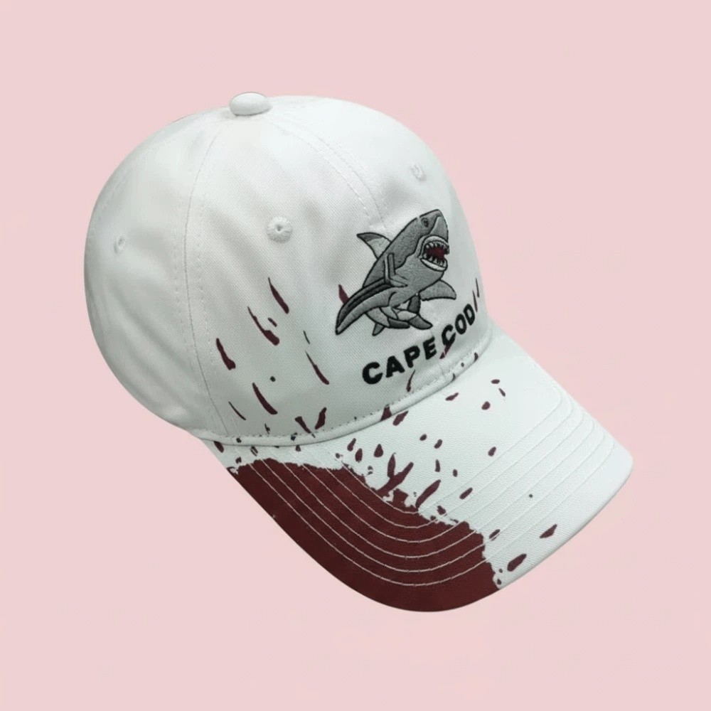 Chomped Brim Design Shark Bite – Embroidery Premium Bewertung und Preis