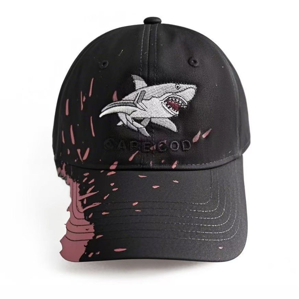 Chomped Brim Design Shark Bite – Embroidery Premium Bewertung und Preis