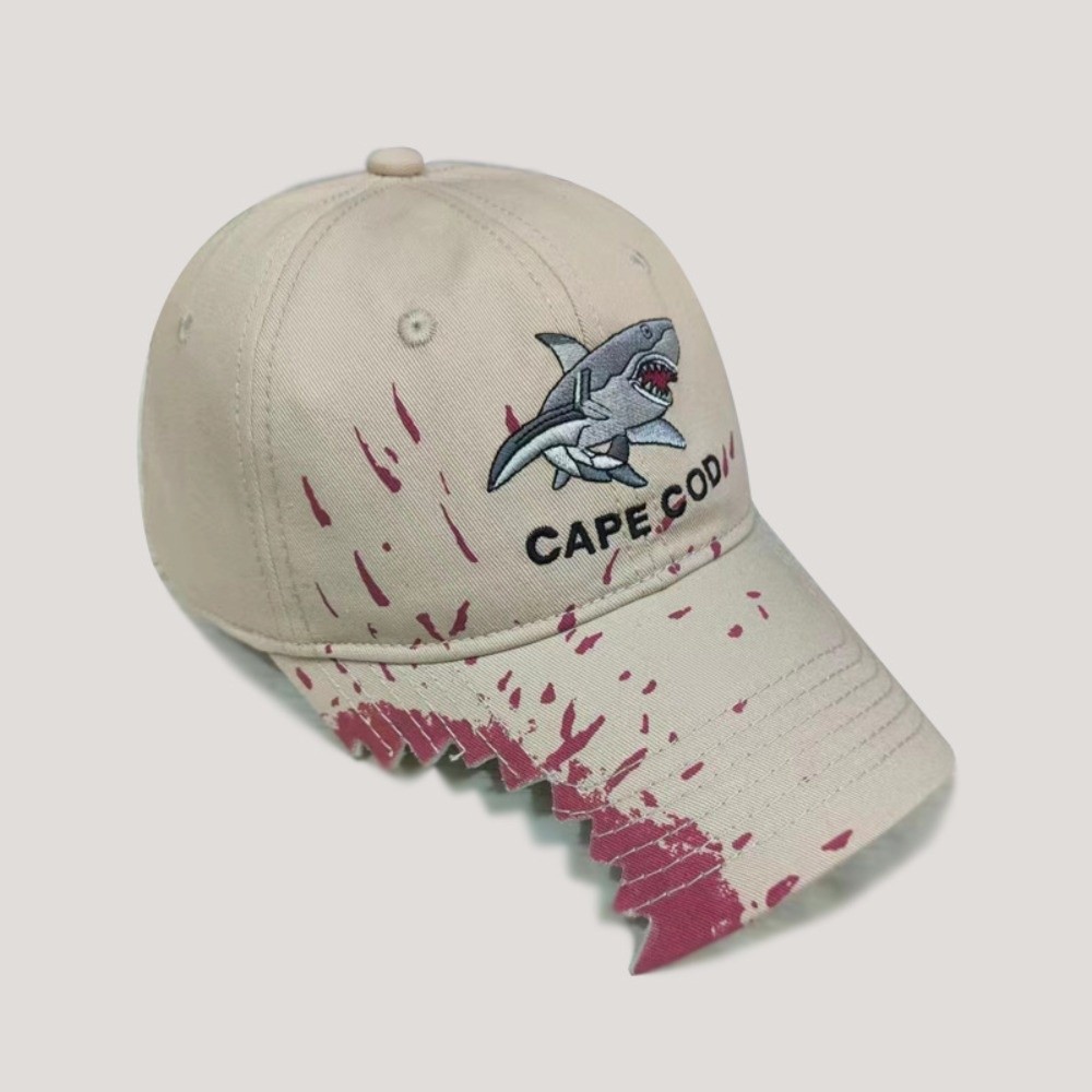Chomped Brim Design Shark Bite – Embroidery Premium Bewertung und Preis