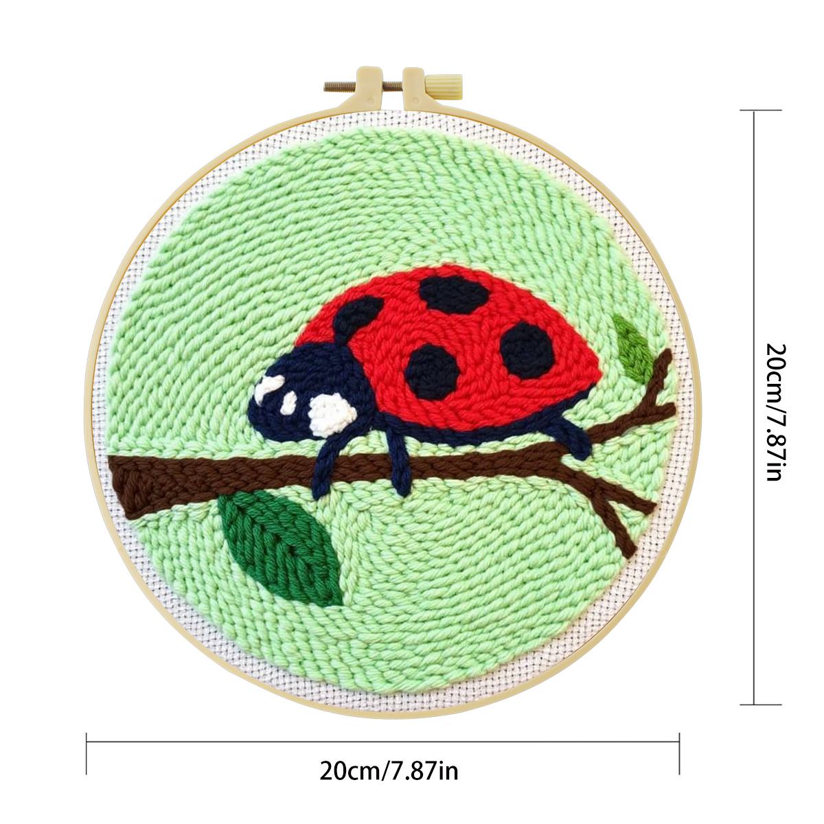 20X20CM/7,87 Zoll Insekten-Sti – Embroidery Lady Bug Bewertung und Preis