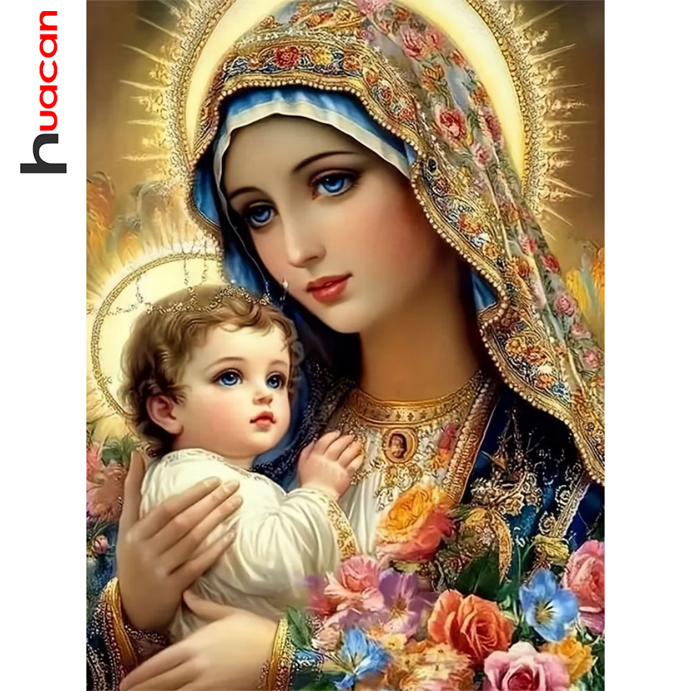 Huacan 5D DIY Diamantmalerei J – Embroidery Icon Bewertung und Preis