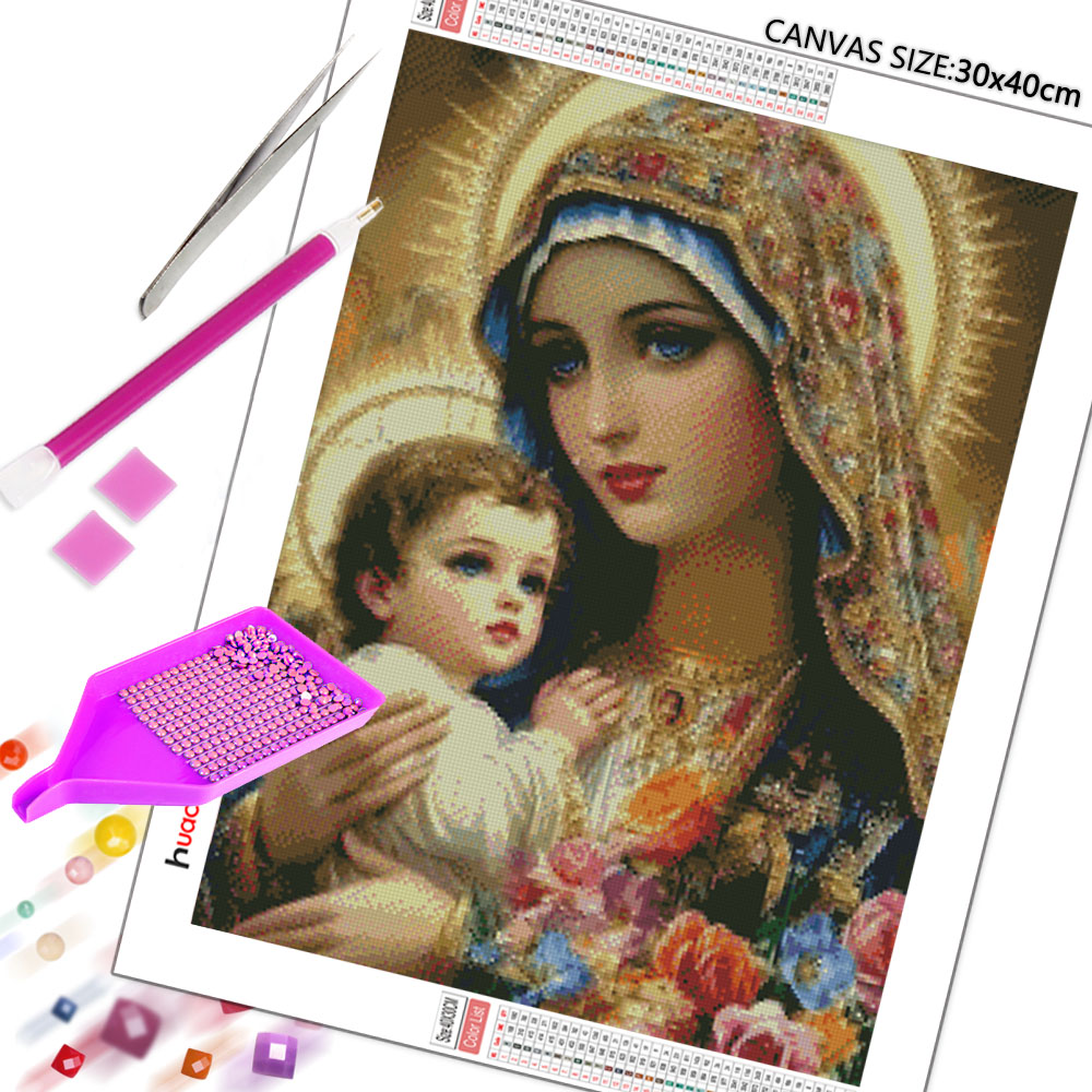 Huacan 5D DIY Diamantmalerei J – Embroidery Icon Bewertung und Preis