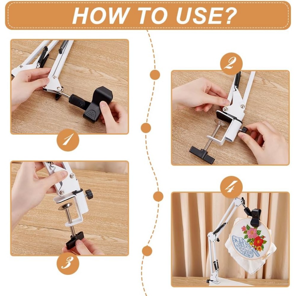 Weiß Stickerei Tischständer Ki – Embroidery Hoop Square Bewertung und Preis