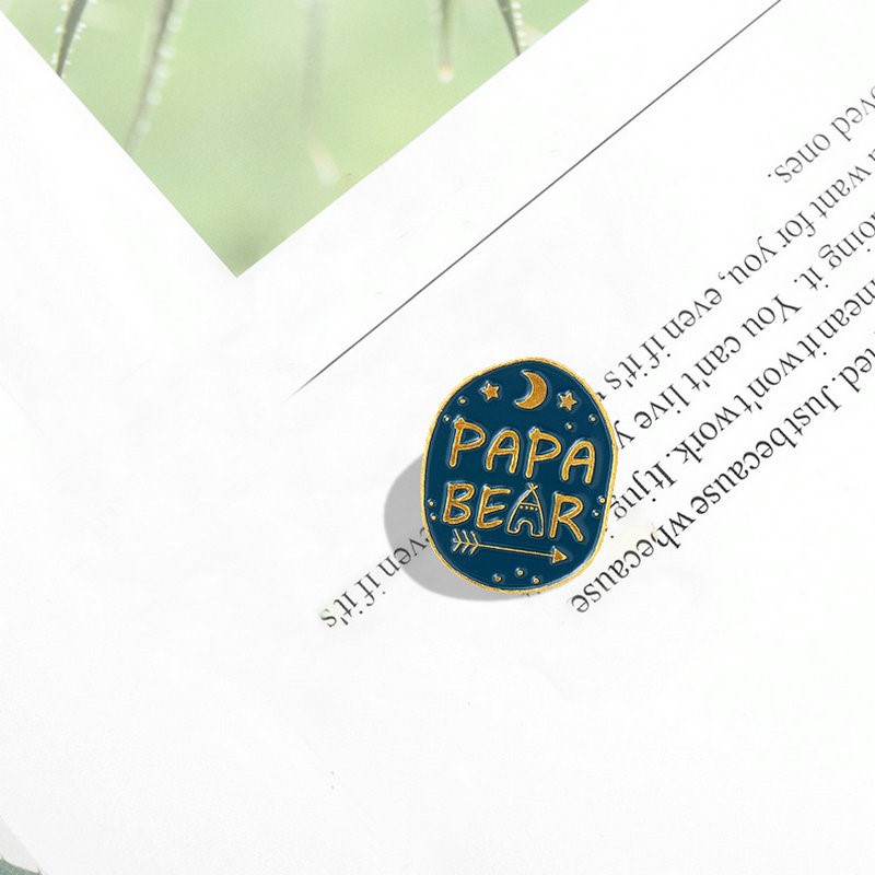 Mama Papa Bär Emaille Pins Ben – Embroidery Love Bewertung und Preis