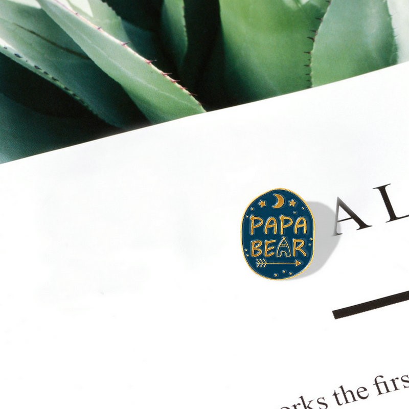Mama Papa Bär Emaille Pins Ben – Embroidery Love Bewertung und Preis