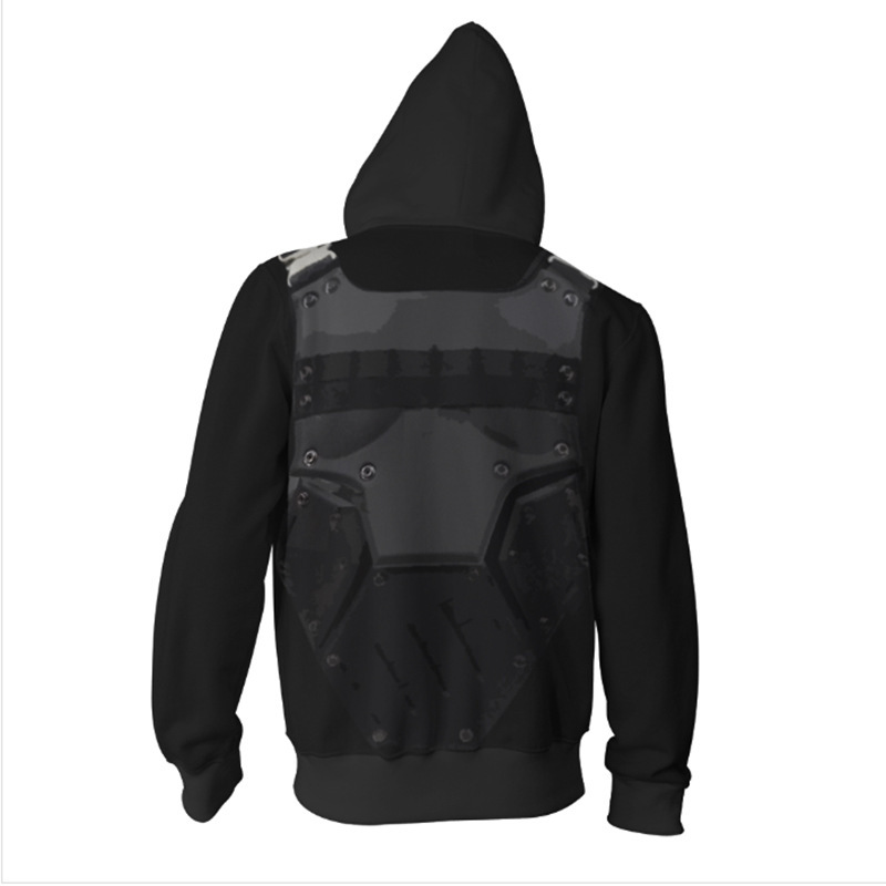 3D-gedruckter Punisher Kapuzen – Embroidery Zip Up Hoodie Bewertung und Preis