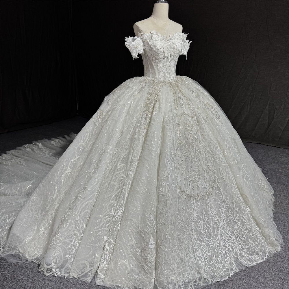 Anpassbares Brautkleid mit Her – Embroidery Organza Bewertung und Preis