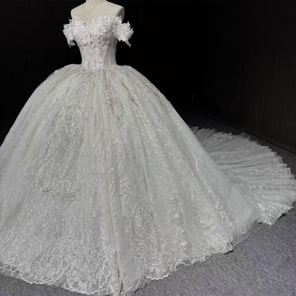 Anpassbares Brautkleid mit Her – Embroidery Organza Bewertung und Preis