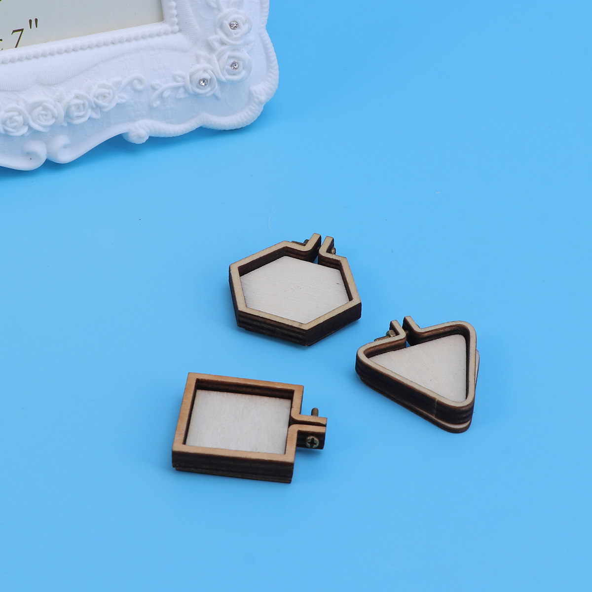 4-teiliges Mini-Holz-Stickrahm – Embroidery Hoop Square Bewertung und Preis