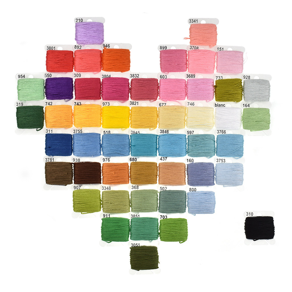 50-teiliges Sortiertes Sticker – Embroidery Free Pattern Bewertung und Preis